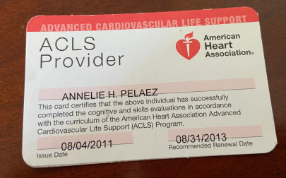 ACLS Card ACLS Card