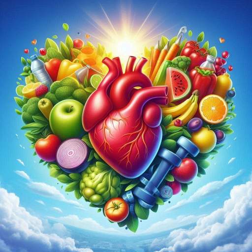 Heart in the middle of vegetables in a heart shaped formation